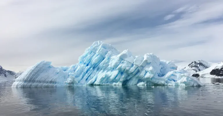 Antarctica Marathon Iceberg in the water