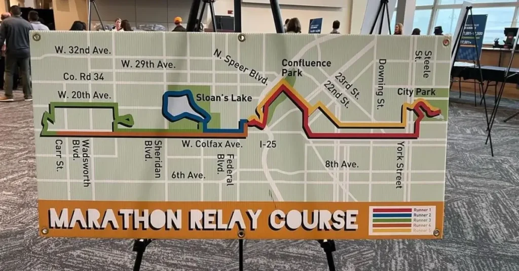 Colfax Marathon Route Map