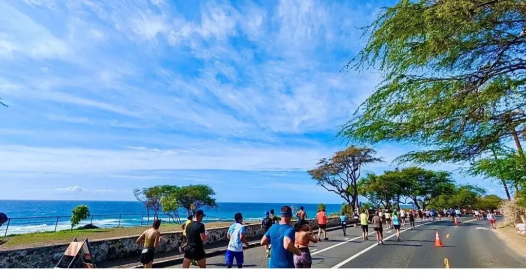 Honolulu Marathon Route Running